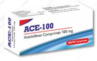 ACECLOFENAC (ACKEN) 100MG TABS